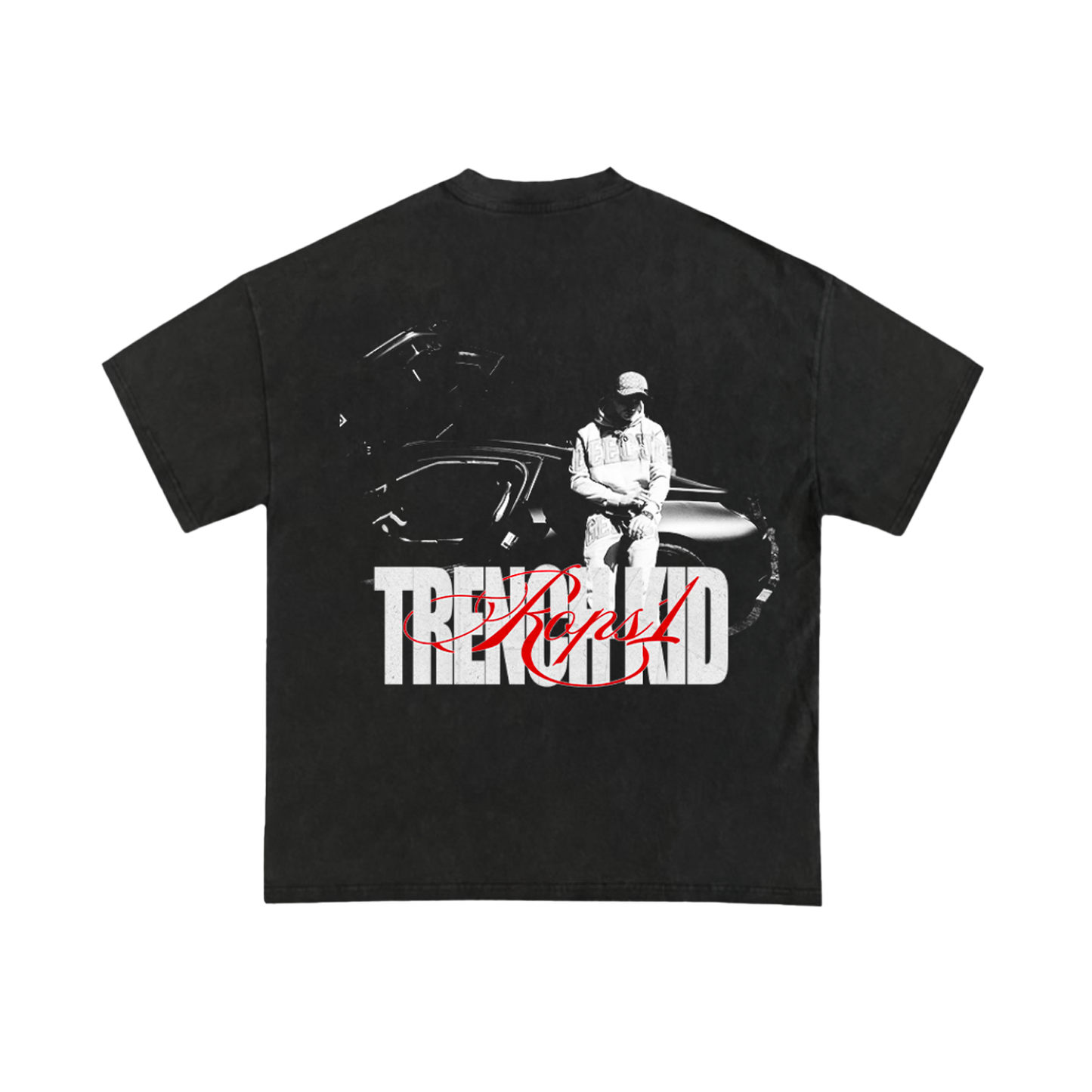 Trench Kid Cover Boy Tee (Black) PRE-ORDER